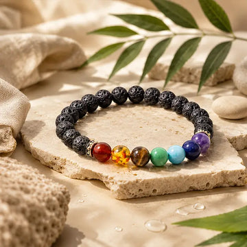 Lava 7 Chakra Bracelet| 7Chakra Lava Bracelets