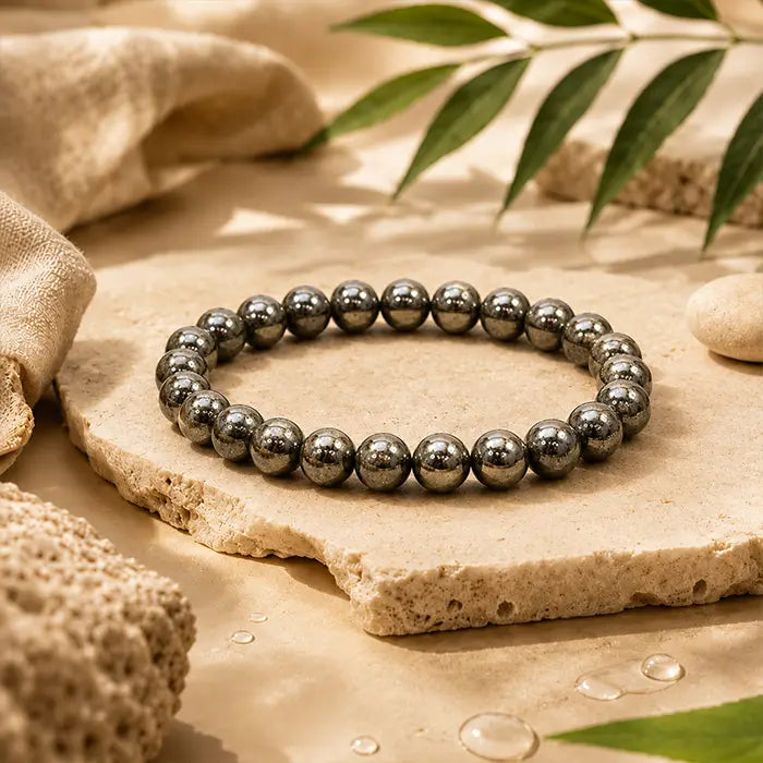 Natural Pyrite Bracelet | Pyrite Stone Bracelet