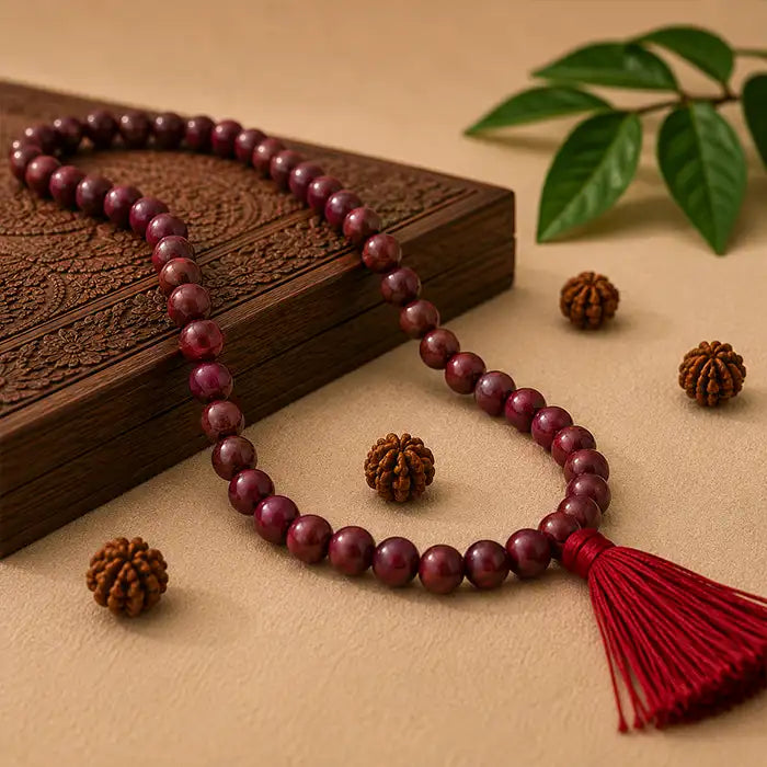 Red Sandalwood Mala