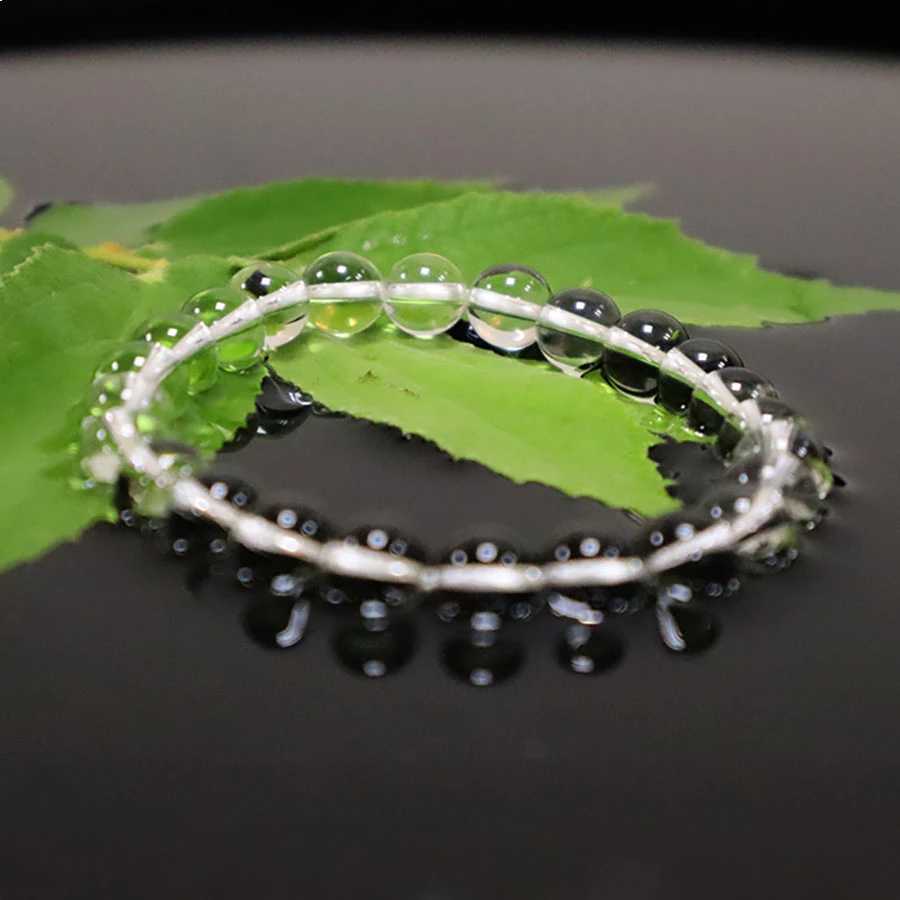 Vastu Crystal Diamond Cut White Crystal Quartz Bracelet |Clear Q bracelet