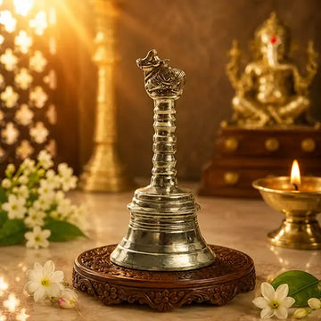 Poojabell Nandi |Nandi Bell in Brass (4.5 inch)