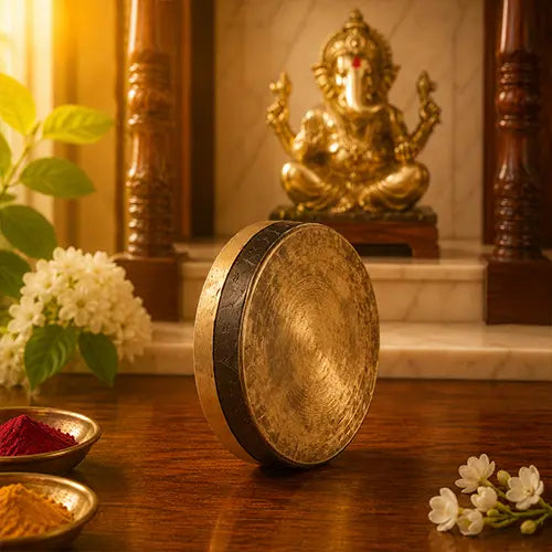 Brass Gong Bell | Pooja Ghanta|Jaganta Naxi-7