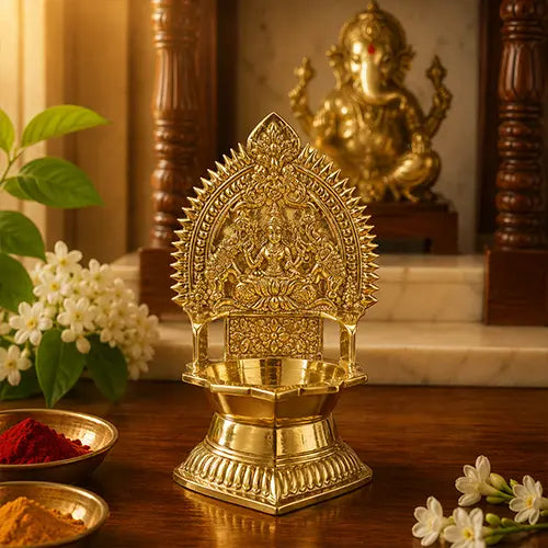 Kamakshi Amman Vilakku|Brass Kamakshi Amman Vilakku