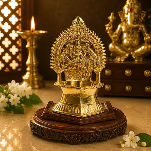 Kamakshi Amman Vilakku|Brass Kamakshi Amman Vilakku