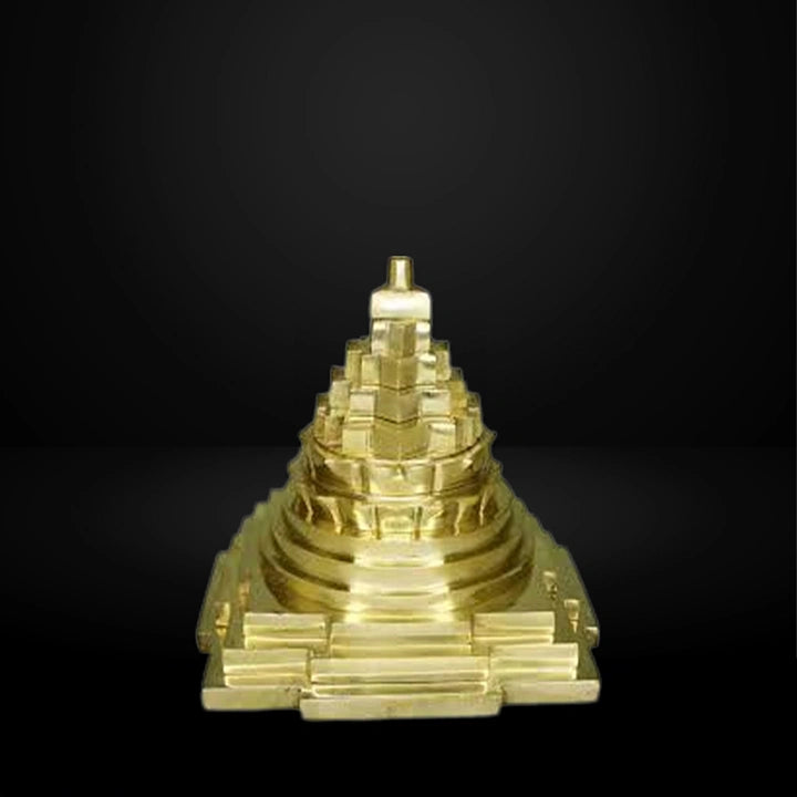 Brass Shree Yantra | Maha Meru Shree Yantra for Pooja, Home, Office