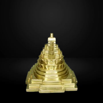 Brass Shree Yantra | Maha Meru Shree Yantra for Pooja, Home, Office