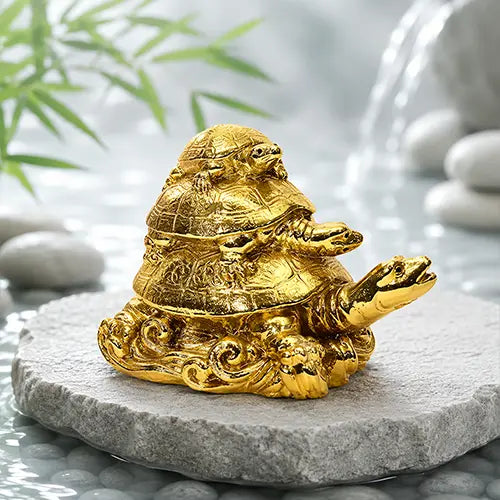 Vastu feng shui Three Tiered Tortoises | Triple Tortoise (Turtle)