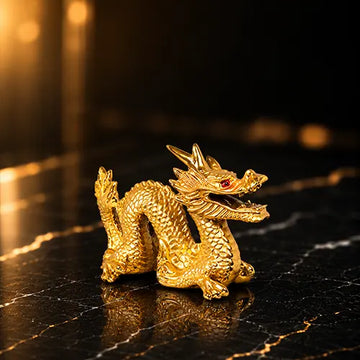 feng shui Resin Dragon Statue for Luck & Success