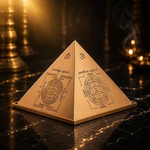 India Tamil Vastu Pyramid - Copper (small size)