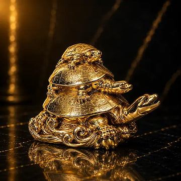 Vastu feng shui Three Tiered Tortoises | Triple Tortoise (Turtle)