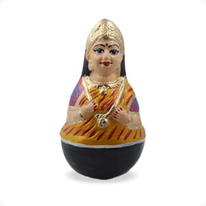 Uruttu doll pair| Thalayatti bommai | Chettiar Pair - Image 2