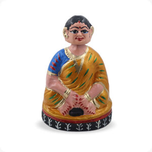 Chettiyar and Aachi thalayatti bommai | Chettiyar and Chettiachi set|Dancing doll Aachi/Chettiyar | Thatha/Patti - Image 2