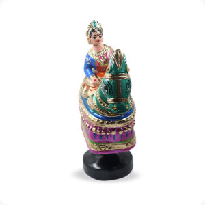Horse RajaRani doll pair | Dancing Doll raja Rani Horse 13 inches | Poikkal Kuthirai attam 13 - Image 8