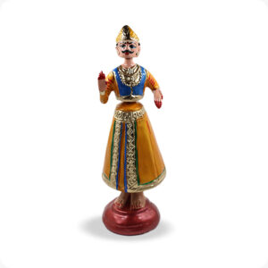Dancing Doll Raja Rani pair Blue & yellow combo | Dancing Raja Doll 13 Inches | Dancing Doll rani 13 inches - Image 6