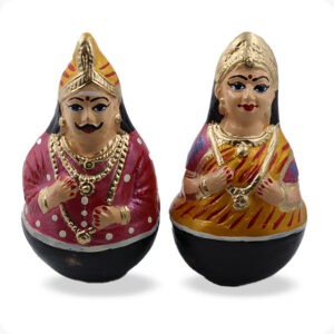 Uruttu doll pair| Thalayatti bommai | Chettiar Pair