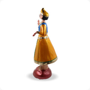 Dancing Doll Raja Rani pair Blue & yellow combo | Dancing Raja Doll 13 Inches | Dancing Doll rani 13 inches - Image 7