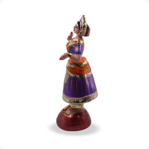 Thanjavur Dancing Doll Raja Rani| Tanjore Raja Rani Doll set 15Inches | Golu bommai set - Image 3