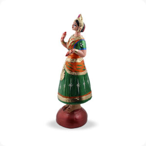 Thanjavur Dancing Doll Raja Rani set | Tanjore Dancing doll pair 13inches - Image 3