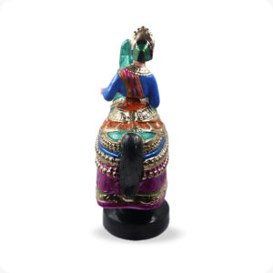Horse RajaRani doll pair | Dancing Doll raja Rani Horse 13 inches | Poikkal Kuthirai attam 13 - Image 6