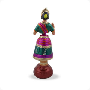 Tanjore Raja Rani set | Golu Bommai set| Navaratri Golu 9inch - Image 7