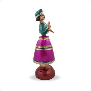 Tanjore Raja Rani set | Golu Bommai set| Navaratri Golu 9inch - Image 2