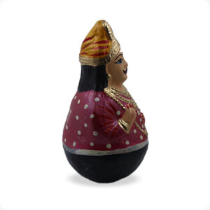 Uruttu doll pair| Thalayatti bommai | Chettiar Pair - Image 9