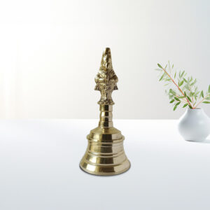 Brass Hanuman Garud Bell |Brass Lord Hanuman Temple Hand Bell - Image 2