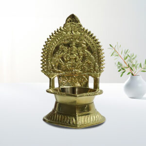 Kamakshi Amman Vilakku|Brass Kamakshi Amman Vilakku - Image 2